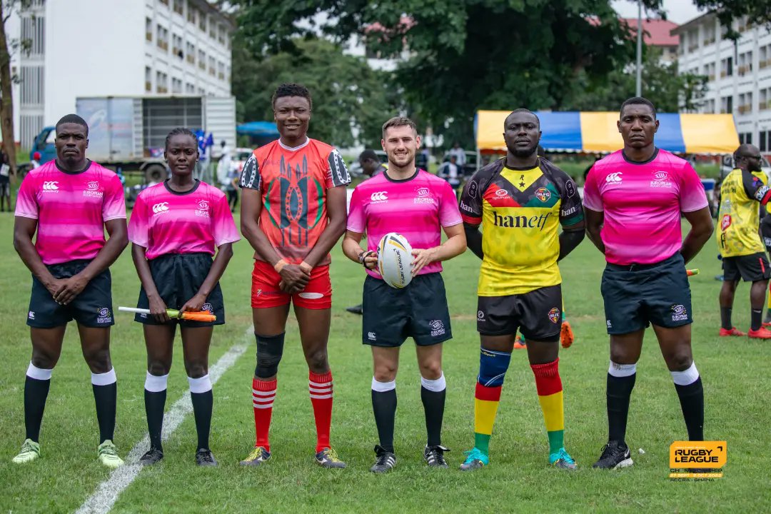 GhanaRL's tweet photo. #OurLeopardOurHero
Riddick Nana Abrowkwa Alibah is the skipper for the Ghana National Rugby League team (the Leopards) and was sponsored by Beaufort Properties @Beaufortpropert https://t.co/7JhCtj4t6s
