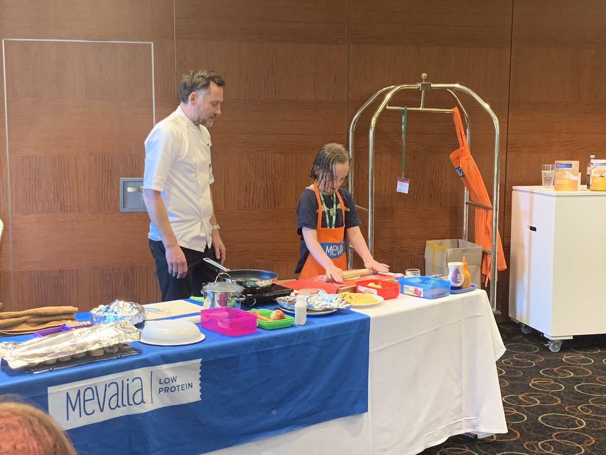 NSPKU (@nspku) on Twitter photo #NSPKU2022
Thank you fabulous #lowprotein company chefs
Chef Derek <a href="/lowproliving/">Nutricia Metabolics</a> showed us sparkly cupcakes in ice cream cone
Chef Neil <a href="/VitafriendsPKU/">VitafriendsPKU</a> <a href="/chefneilpb/">chef neil</a> showed us delicious curry & naans
Chef Devin showed us Tortilla wraps, spiral crisps (pasta) and jammy dodgers
😋 #NSPKU2022
Thank you fabulous #lowprotein company chefs
Chef Derek <a href="/lowproliving/">Nutricia Metabolics</a> showed us sparkly cupcakes in ice cream cone
Chef Neil <a href="/VitafriendsPKU/">VitafriendsPKU</a> <a href="/chefneilpb/">chef neil</a> showed us delicious curry & naans
Chef Devin showed us Tortilla wraps, spiral crisps (pasta) and jammy dodgers
😋