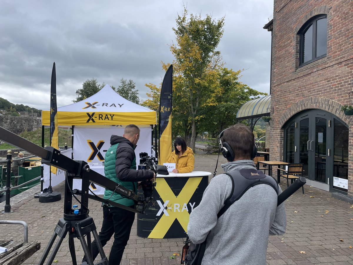BBCXRay's tweet photo. Come and meet the @BBCXray team today in #Brecon outside Theatr Brycheiniog https://t.co/8bjlcmSK0u