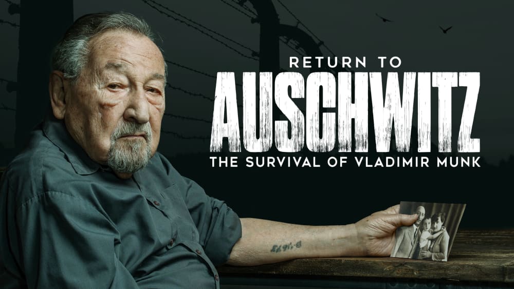 Auschwitz75's tweet photo. We are thrilled that @virgilfilms has acquired the worldwide rights to “Return To Auschwitz: The Survival of Vladimir Munk”! You can now stream on @amazonprimevideo, @appletv , @vudufans , and @Vimeo.  DVD for purchase on @amazonprime and @Walmart.  https://t.co/phCt23ycQJ https://t.co/EYlbvjORRB