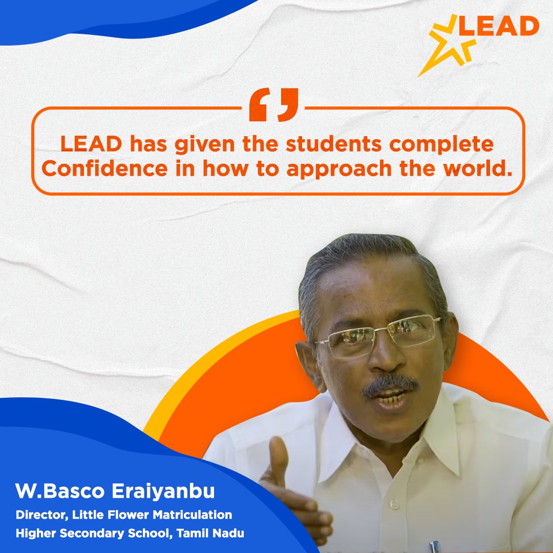 leadgroupindia's tweet photo. School Owners dream of making their students successful individuals by nurturing them with life-skills and Confidence.Evaluate the Confidence Levels of your students with India’s First-ever Student Confidence https://t.co/uGutwM5hqw
#LEADwithConfidence #Confidencetest https://t.co/YxUa59lesN