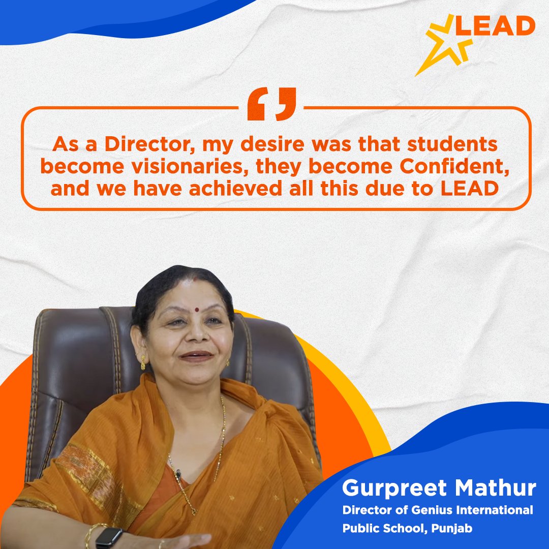 leadgroupindia's tweet photo. School Owners dream of making their students successful individuals by nurturing them with life-skills and Confidence.Evaluate the Confidence Levels of your students with India’s First-ever Student Confidence https://t.co/uGutwM5hqw
#LEADwithConfidence #Confidencetest https://t.co/YxUa59lesN