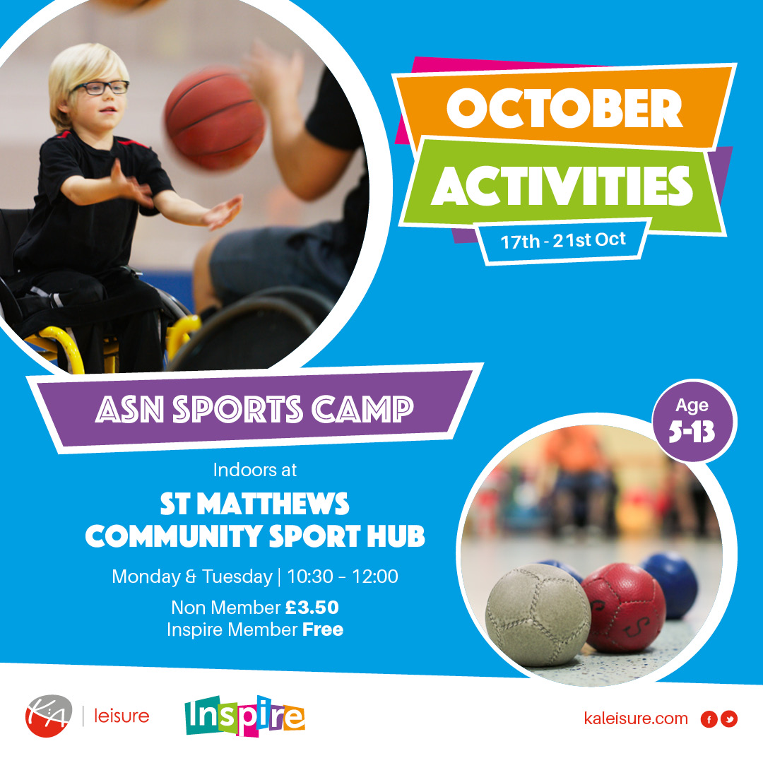 KALeisure's tweet photo. Kids can spend less time on their screens ๐ฎ and more time being active ๐คธ๐ฝ with KA Leisure during the October break!
โก๏ธ https://t.co/zWlubPNtKW
#OctoberActivities https://t.co/VPesNREeAM