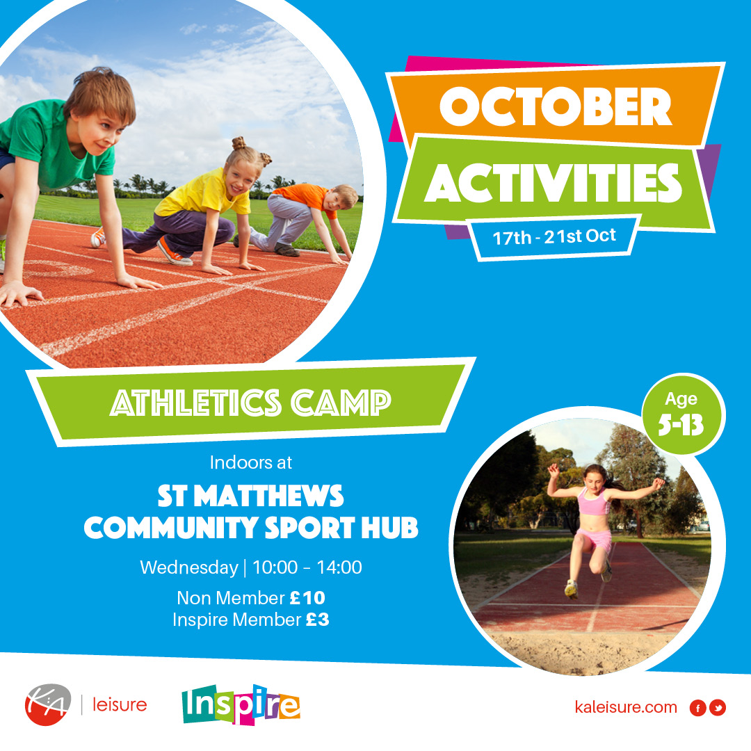 KALeisure's tweet photo. Kids can spend less time on their screens ๐ฎ and more time being active ๐คธ๐ฝ with KA Leisure during the October break!
โก๏ธ https://t.co/zWlubPNtKW
#OctoberActivities https://t.co/VPesNREeAM