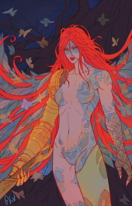 Fan art | Elden Ring - Malenia, Goddess of   