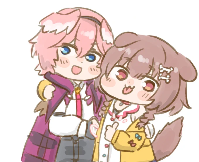 ホラーコラボ専用みたいになってるの好き#できたてころね#Luillust 