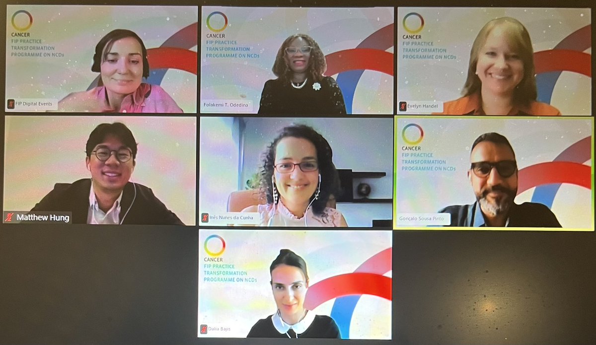 DrOdedina's tweet photo. About to go live with @FIP_org launch of “#Cancer : A Handbook for #Pharmacists “ Join us to discuss expanded role of pharmacists in #CancerCare 

Transforming pharmacy practice for improved care and management of cancer https://t.co/hmNO2z7kuG