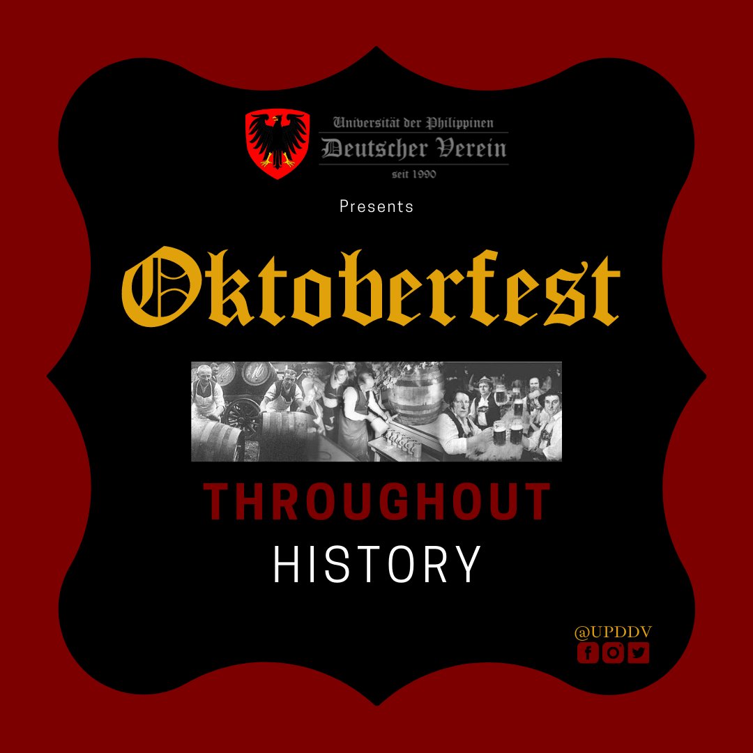 upddv's tweet photo. 𝘚𝘦𝘳𝘷𝘶𝘴!!! We are back with our Wöchentliche Beiträge series!  

Are you excited? Well, we are, too, because this October’s theme features ����𝗸𝘁𝗼𝗯𝗲𝗿𝗳𝗲𝘀𝘁 𝗧𝗵𝗿𝗼𝘂𝗴𝗵𝗼𝘂𝘁 𝗛𝗶𝘀𝘁𝗼𝗿𝘆! 🥨 https://t.co/0auIwrsXnX