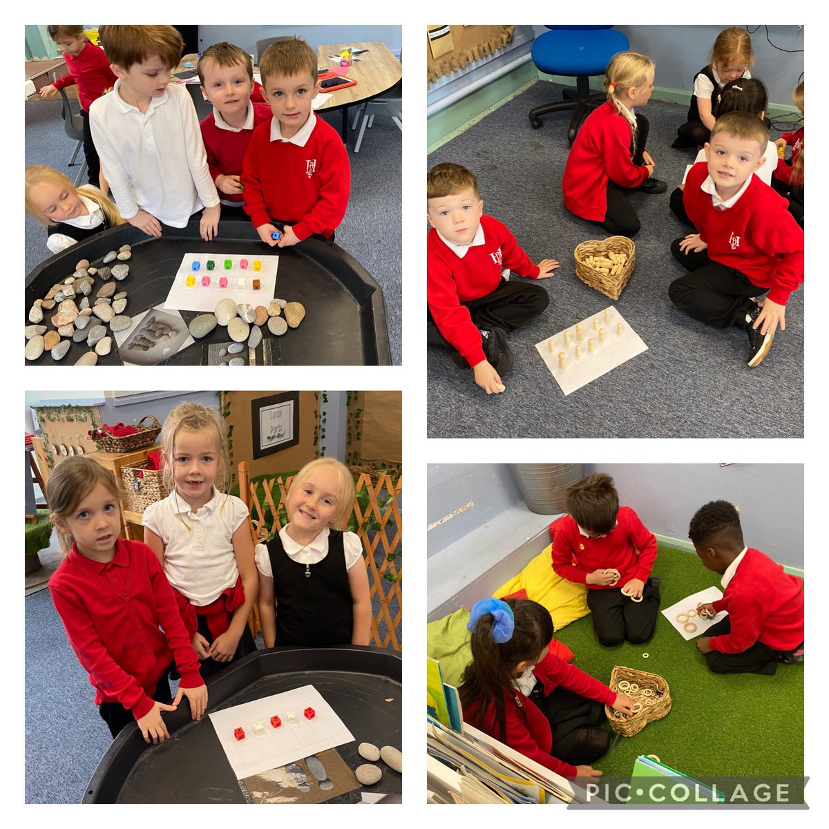 Holtonprimary's tweet photo. #HPSYr1 are superstars! Amazing counting this morning using loose parts and ten frames! Bendigedig bawb! #HPSmathematics https://t.co/m2bltx11qC