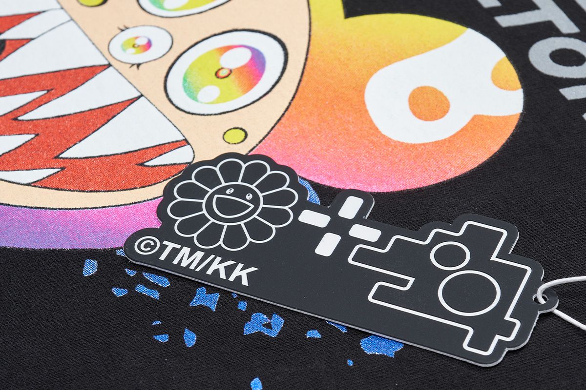 sir lewis hamilton and takashi murakami collab for +44 latest release.. yall this is big