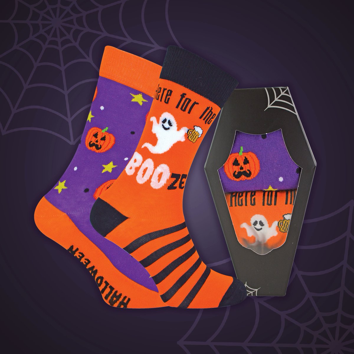 SockSnobUK's tweet photo. #SpookySeason has begun! 🕸️ 

Check out these fabulous @urbaneccentric Halloween socks! The ideal spooky sock for Halloween fans, and an ideal October gift!  🎃
⠀
#spookysale #halloween #pumpkin #spookysocksale #socks #socksnob #socksofinstagram #socklover #bamboosocks #sock https://t.co/tlLwyXDOA9