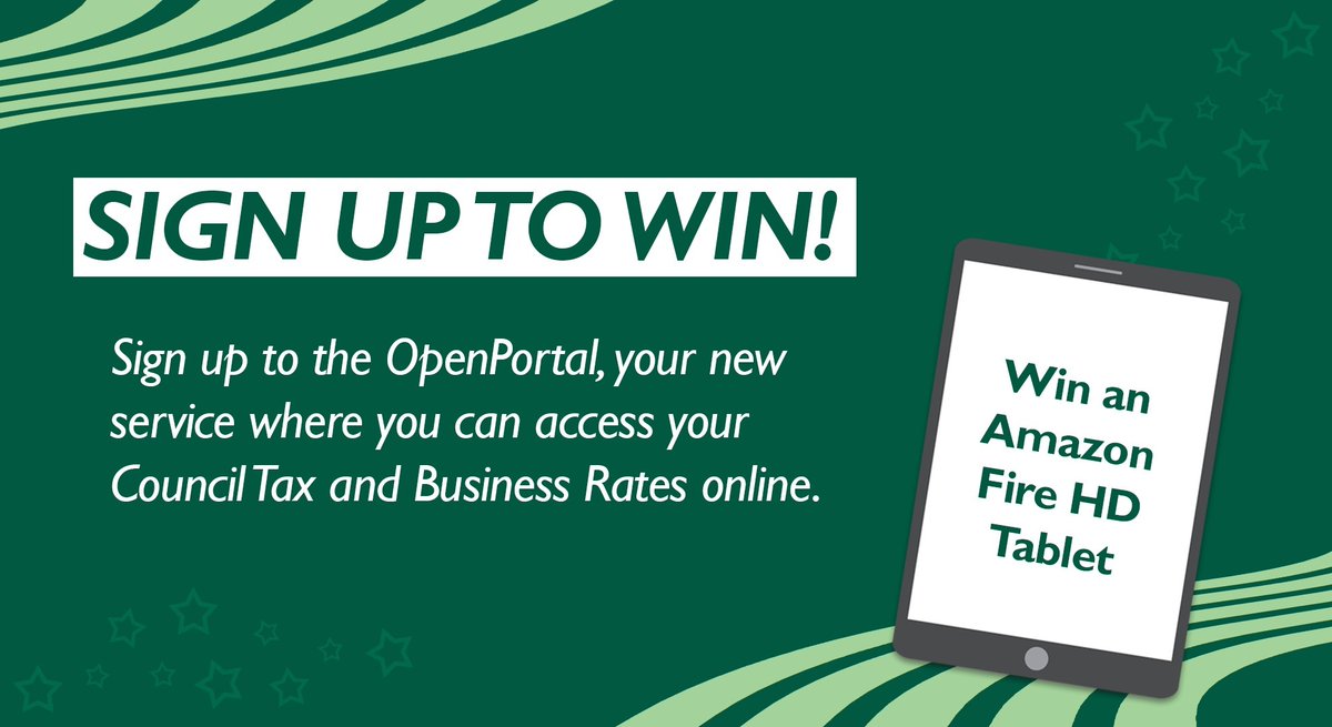 🌟 Sign up to WIN 🌟 Sign up to our new online portal to go digital with your council tax and benefits to be in with a chance to win an Amazon Fire HD tablet! 👇 T&Cs and how to win can be found here 👇 westoxon.gov.uk/openportalpriz…