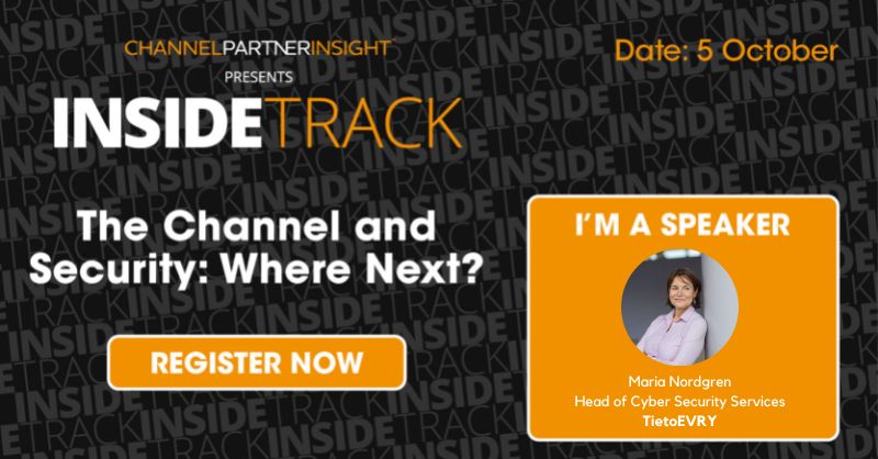 As it is <a href="https://twitter.com/hashtag/CyberSecMonth?src=hash" target="_blank">#CyberSecMonth</a>, tomorrow our @Maria_Nordgren is in a virtual panel at the @PartnerInsight 'Inside track EMEA' session, hosted by @Nimasgreen. Check out the event agenda, register here <a href="https://t.co/x9UM7U1gMv" target="_blank">bddy.me/3C3FJBL</a> and <a href="https://twitter.com/hashtag/BeCyberSmart?src=hash" target="_blank">#BeCyberSmart</a>. https://t.co/mIwRKV7kcv