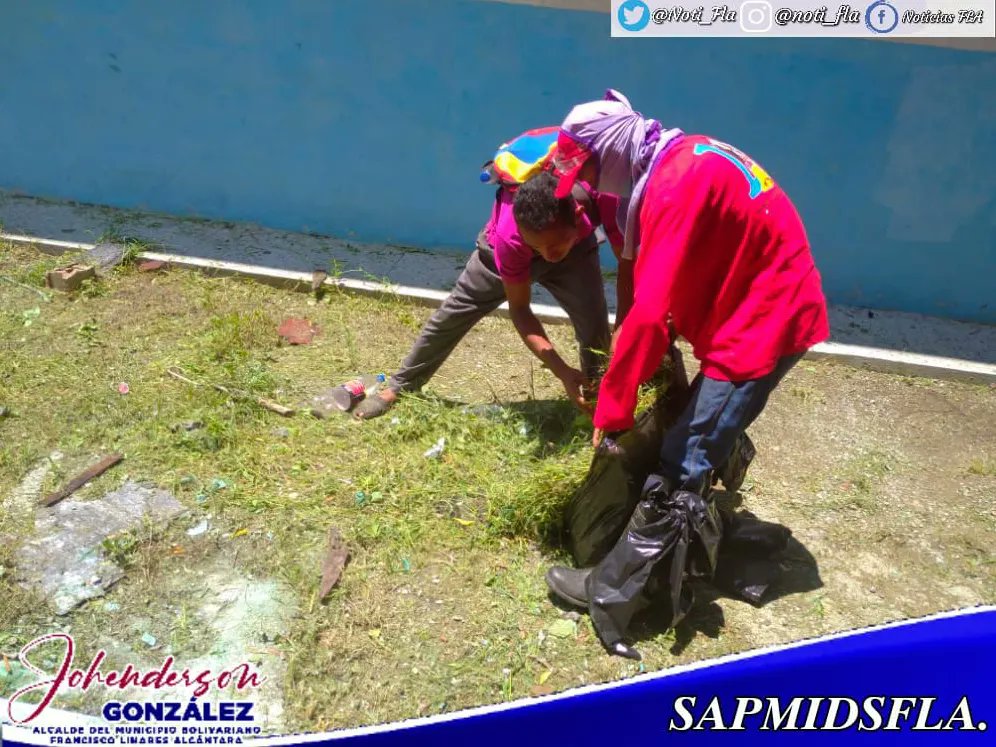 Noti_Fla's tweet photo. #Noti_Fla 📰🗞 📢 | El equipo @SAPMIDSFLA2021 continúan con el embellecimiento de todas las zonas comunes y de usos múltiples para el disfrute de todos los Linarense #PorUnLinaresModernoYProductivo.

@NicolasMaduro @Telearagua @CMcy2020 @Soykarinacarpio

#RostrosDeMiPueblo https://t.co/92EyFawugP