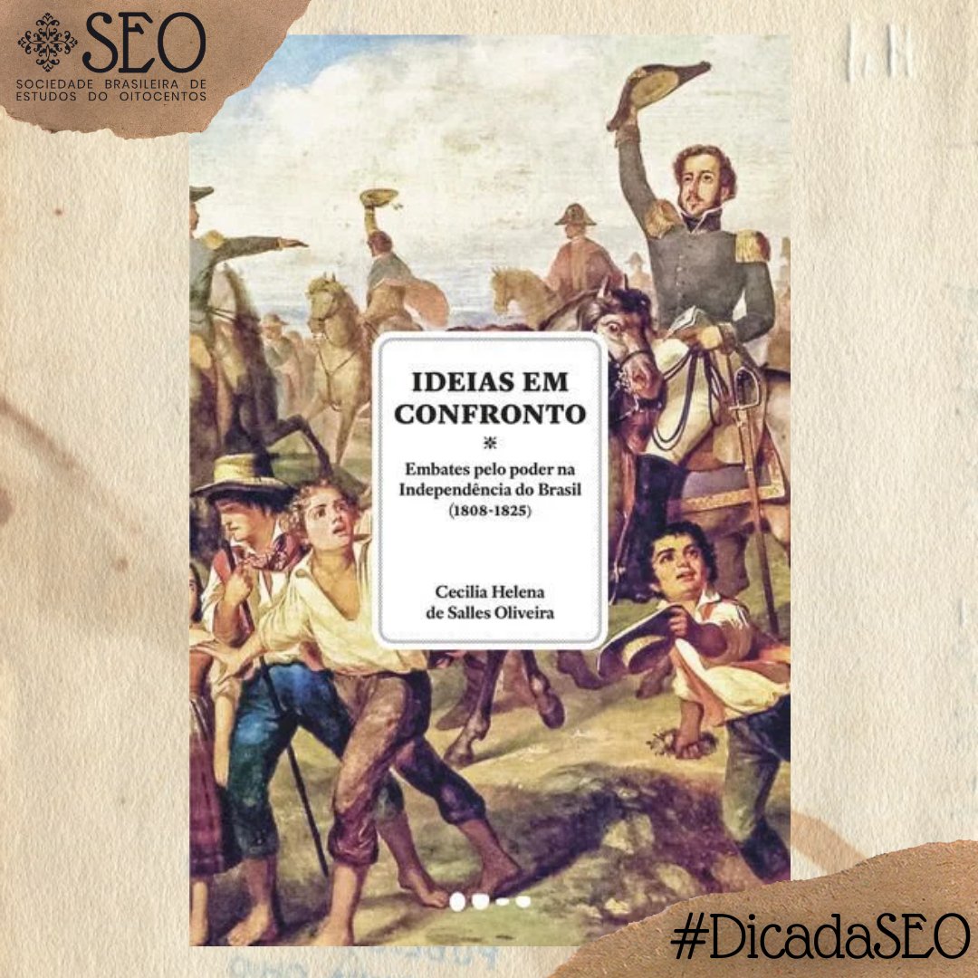 seo_800's tweet photo. 💁🏾‍♀️ A Dica da SEO é a obra “Ideias em confronto: Embates pelo poder na Independência do Brasil (1808-1825)", de Cecilia Helena de Salles Oliveira. https://t.co/J2GQjL7x9V