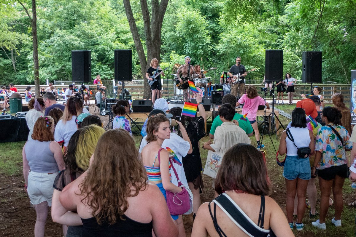 shu2stef's tweet photo. The forecast for @atlantapride on Sat. is GREAT! Partly cloudy...high of 73! @ExquisiteGender takes the Gray Television Stage at 3pm and we have a killer set of music for you! #Pride #piedmontpark #ExquisiteGender #rock #supportlocalbands #supportlocalartists #SolveForX #festival https://t.co/4c17tu76ea