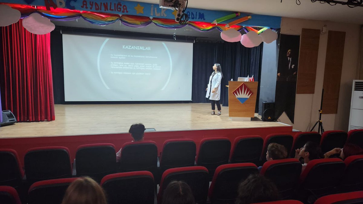 Dünyadaki 🌍  suyun %97,5’i okyanuslardaki tuzlu sudur. Kalan %2,5’in de yalnızca %0,5’i kullanılabilir 🚰 durumda❕
#Sürdürülebilir #Kalkınma #Amaçları Kapsamında Anadolu Lisesi  öğrencilerimizle su kaynakları yönetimini konuştuk.