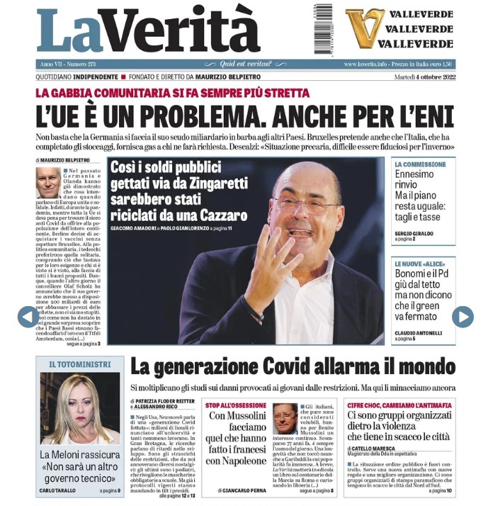 FabrizioDalCol's tweet photo. La pacchia è finita. Gli stati si ricostruisco il futuro con il Vecchio Continente. I signori del mondo, stanno per per perdere le loro bellezze inutili, e così facendo anche l'Italia dovrà passare con uno #StatoFederale I'Italiano. Italia crescere ma solo se ci sono i giovani https://t.co/TVBhvP10Yd