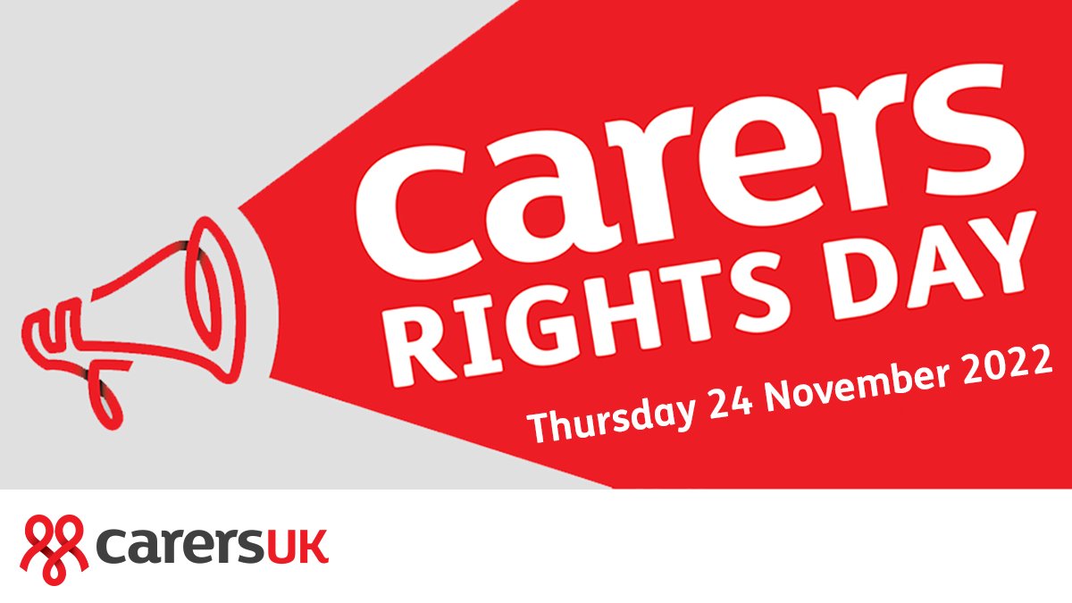 📢SAVE THE DATE 📢 
🗓️Thursday 24th November we are planning an exciting day packed with information, speakers and workshops. Full programme of events on the day TBA
#KnowYourRights #unpaidcarers #carersrightsday2022