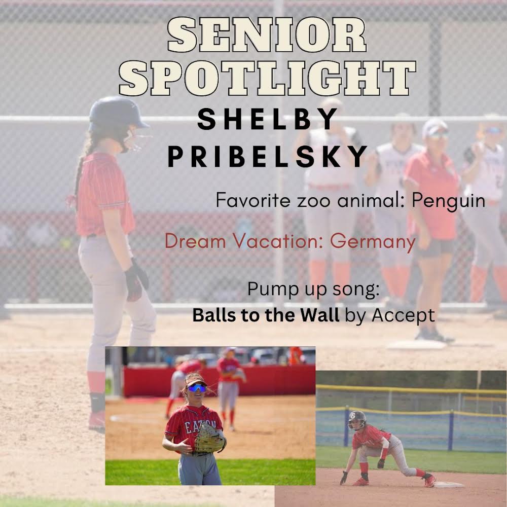 Another day, another senior. This one stars in wrestling and rugby as well. Outfielder #6 Shelby Pribelsky