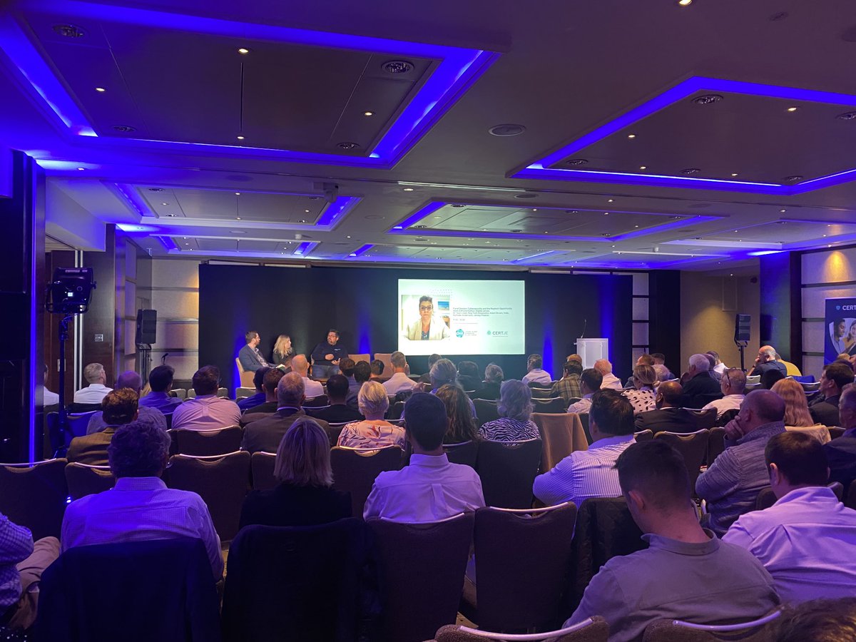 CERTJersey's tweet photo. Adam Brown of Vaiie talks with Reg Tech Associates, @DigitalJersey and @jerseyfinance about how regtech adoption can help businesses with #cyber and #compliance. #financialservices #cybersecurity #CSAM22 #JerseyCI #Guernsey https://t.co/RfgDlyfLlc