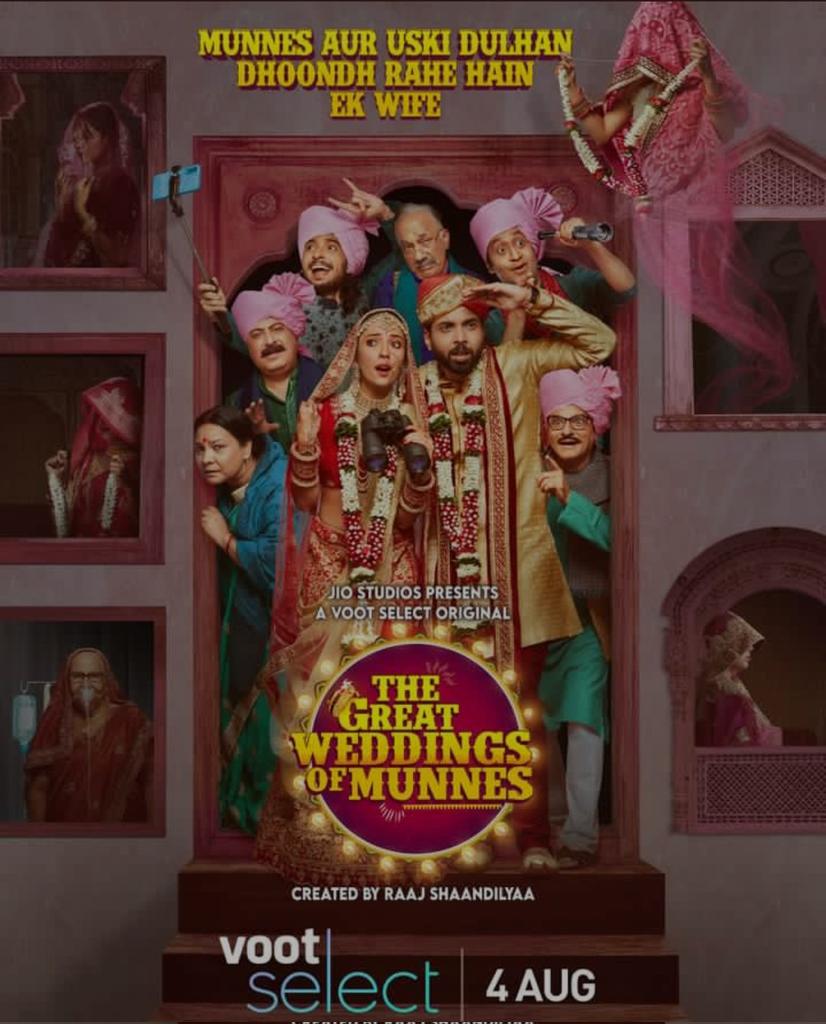 Watching Hindi comedy family drama series #TheGreatWeddingsofMunnes. Directed by #SunilSubramani. 🌟ing @nowitsabhi @BarkhaSingh0308 @SunitaRajwar #PareshGanatra #AakashDabhade @sunilchitkara #PankajDheer @khatija_iqbal & others.
Nice show.
@VootSelect @jiostudios @TSeries