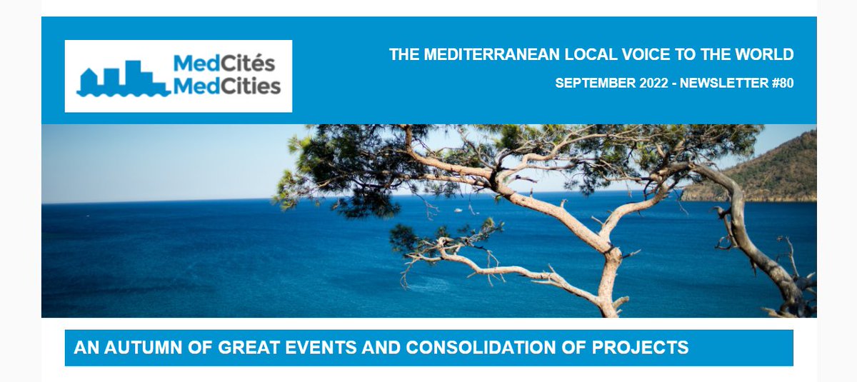 MedCities's tweet photo. #MedCities new image #newsletter is out! Read about
🔹 #ASIMATunis & strategic framework for 2050
🔸 #EMPLOIMED job fair in #MSaken
🔹 @MEDCommunity3_2 advocacy messages
🔸 @MEDCommTrans events
🔹 @UfMSecretariat conference
🔸 and much more!
👉🏾https://t.co/GMpQcBJ5jA
#Medprojects https://t.co/6GW0tBNzqG