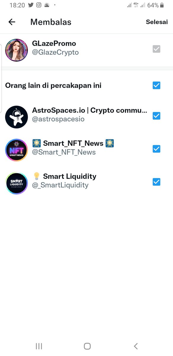 DiliRika's tweet photo. @GlazeCrypto @astrospacesio @Smart_NFT_News @_SmartLiquidity Done https://t.co/ZdxK2JUNLD