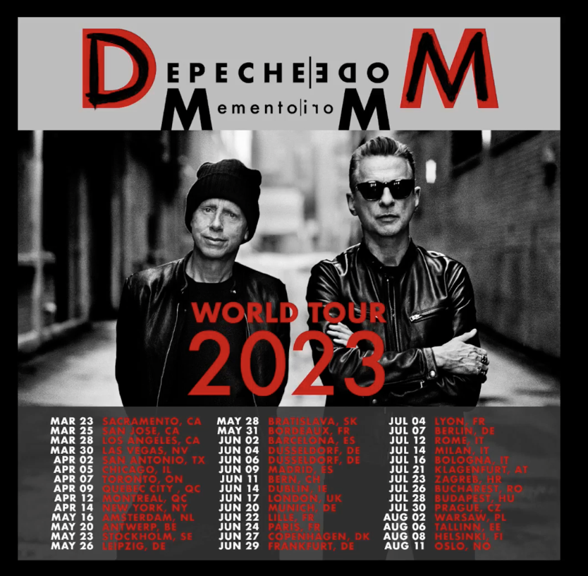 depeche mode world tour 2023