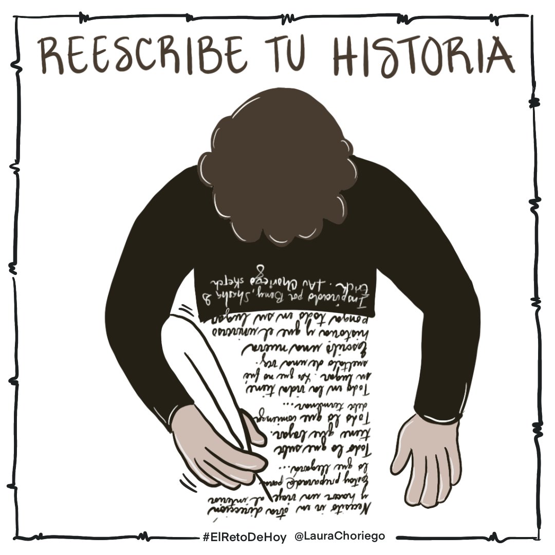 LAuraChoriego's tweet photo. #Día75 #Transformación Tú eres el escrit@r ✍️, direct@r 👩💻 y actor/actriz principal 🤳de tu historia. Si no te gustan cómo los episodios van avanzando, ¡Cámbialos! 🔛
#ElRetoDeHoy #LauraChoriego #VisualCoaching #VisualThinking https://t.co/CbGhV3NCF8