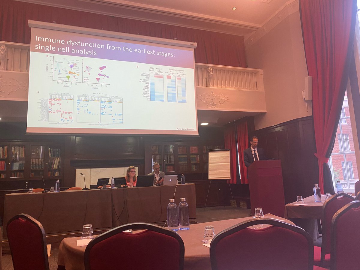 UkCllforum's tweet photo. @ukcll forum clinical sciences day

Dr. Gilad Itchaki from Israel talking about Anti-COVID19 T-cell responses in #CLL

Evidence of BTKi-induced impaired T-cell response to vaccinations.

Some responses in seronegative pts, lowest during therapy. https://t.co/llwsepQIC0