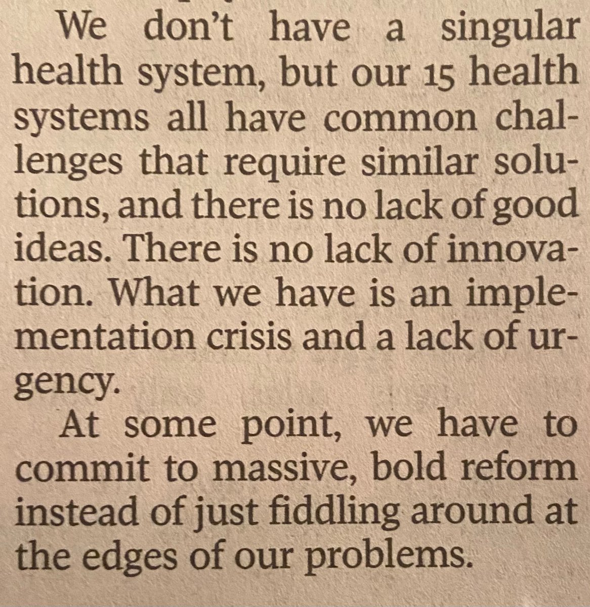 IrfanDhalla's tweet image. An accurate diagnosis and wise counsel from @picardonhealth in today’s Globe.