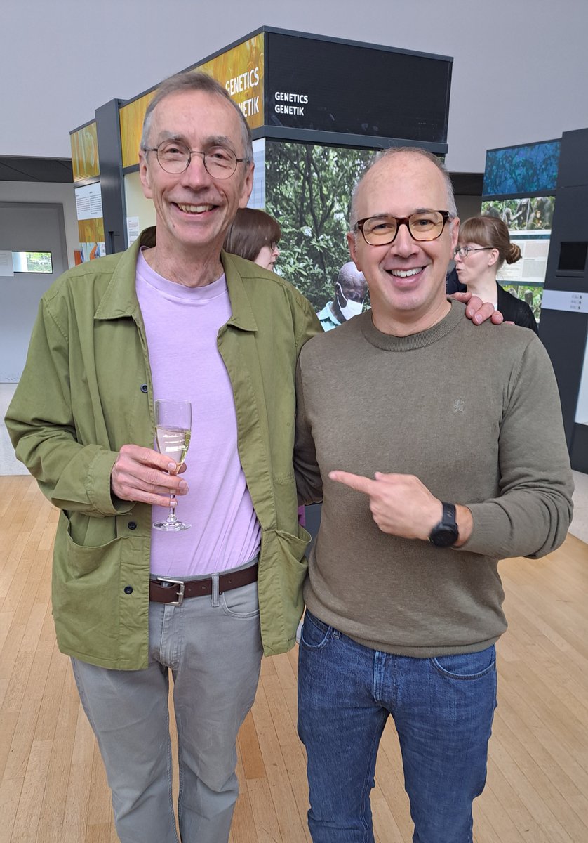 AndrePicin's tweet photo. This morning at the @MPI_EVA_Leipzig celebrating the #NobelPrize laureate. Congratulation Svante Pääbo!!! Well deserved!!! https://t.co/PVDu8LNkHt