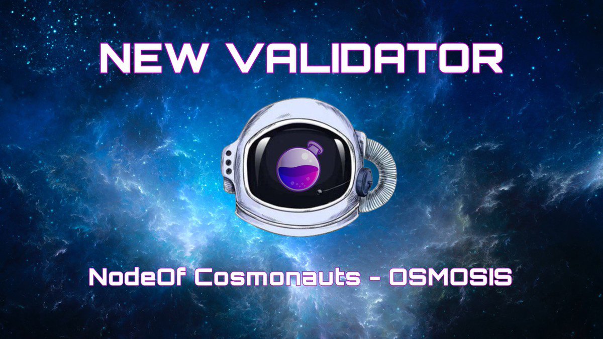 gm🧑‍🚀⚛️
We strongly believe in <a href="/osmosis/"></a> so we want to do all is possible to stay in the top 150 validator and reward who will help us to made it possible🤑💰
For this we decided to reward the first two people that will delegate to us 5000 $OSMO (or up) with a gift of 100 $OSMO