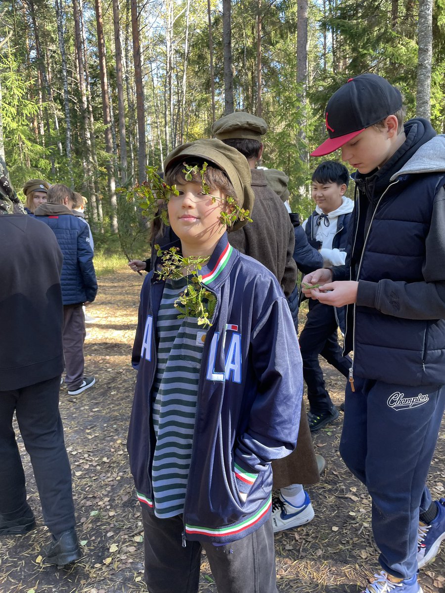 MKells's tweet photo. #loveisriga students re enact history at #bootcamp today in the #Kemeri national park. #outdoored #contextual #learningwhiledoing https://t.co/CzztkqDTB8