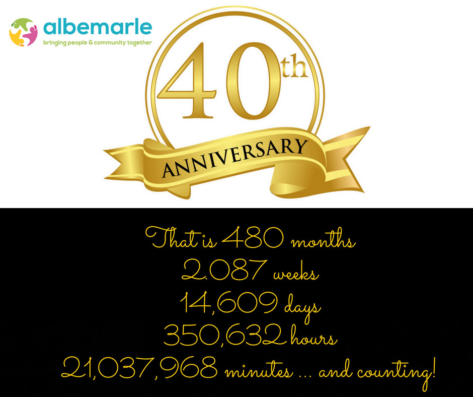 It's our 40th anniversary tomorrow!!  Wow, 40 years in business and what a long way we have come.  Why not come along and join us as we celebrate tomorrow with a series of open events being held at 10am, 12noon and 2pm? Book your place by calling us now on  01823 252945.