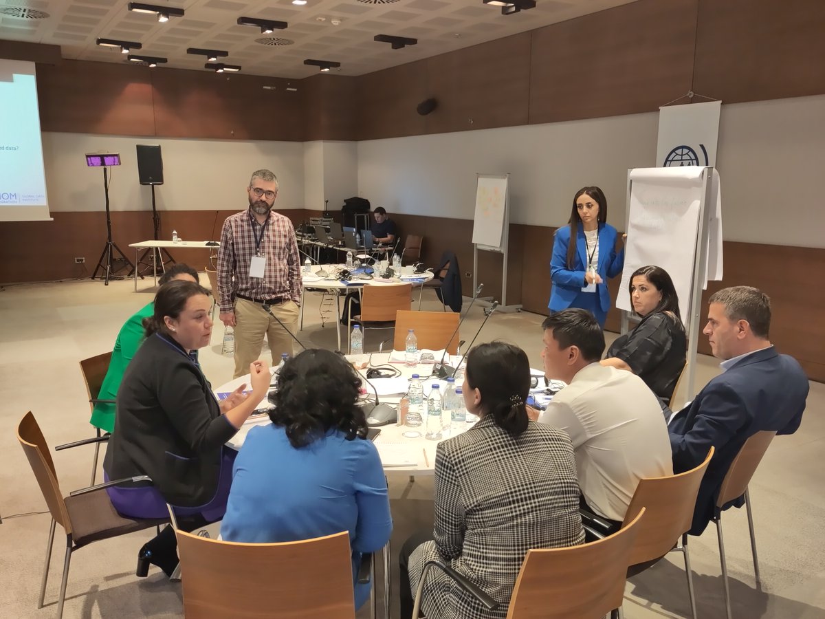 UNMigrationData's tweet photo. 📊On the second day at the IOM Migration Data and Research Workshop in Istanbul, 👩‍💼 @Kenzaggad presented IOM capacities and work on #migrationdata with the aim of strengthening migration data capacities in Southeastern Europe, Eastern Europe, and Central Asia. https://t.co/XiEPbnDnGK