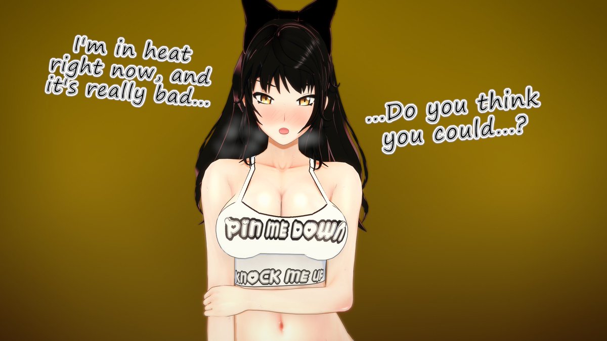 BlackCat_Blake's tweet photo. I'm sure you all know the routine by now~ https://t.co/tisB1zyNeG