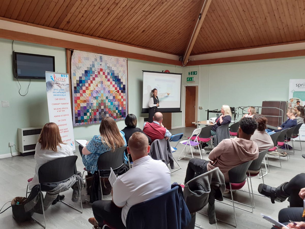 SupportNorthant's tweet photo. We were at the Wboro Consortium on Wed 21 Sep,  presenting the new transformative ICS proposal for VCSEs. With @serve_care  and @groundworkuk https://t.co/M02FjInwsK
