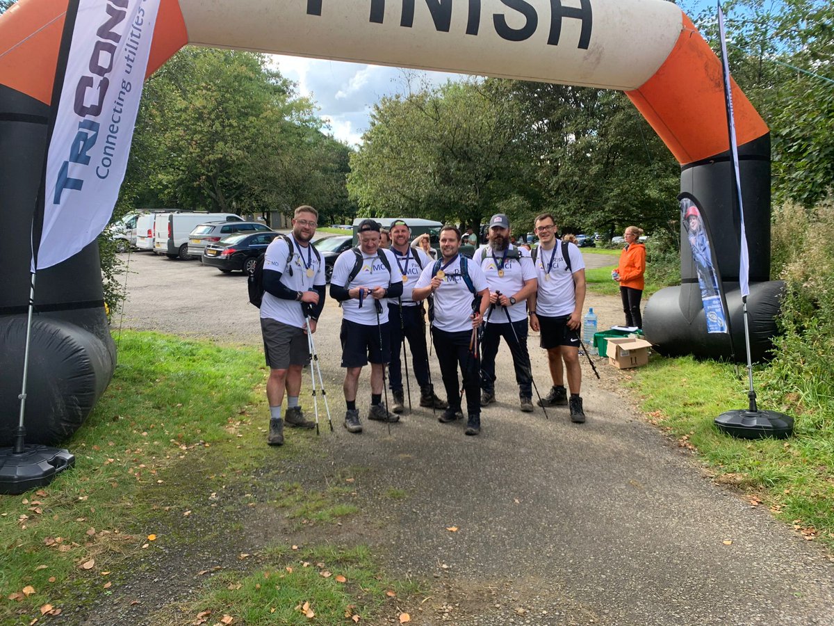 mcidevelopments's tweet photo. Last week, seven team members took on the Housebuilder Challenge to raise funds for @youth_adventure, which provides support for vulnerable children.

Our team raised £3,090 for the trust, which is an incredible feat. Well done to all who took part in the challenging 9-hour hike https://t.co/4CEuODdgtj