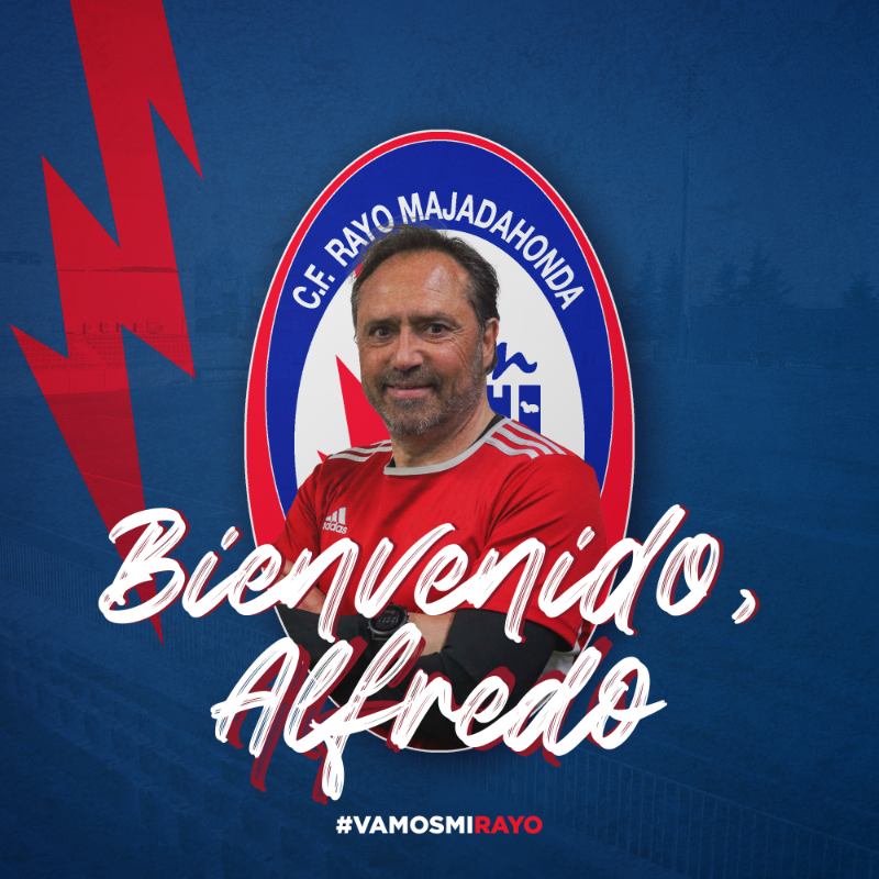 RMajadahonda's tweet photo. 👔𝐀𝐥𝐟𝐫𝐞𝐝𝐨 𝐒𝐚𝐧𝐭𝐚𝐞𝐥𝐞𝐧𝐚, se convierte en el nuevo entrenador del CF Rayo Majadahonda.

💻   https://t.co/iv775WJvrI

#VamosMiRayo ⚡️