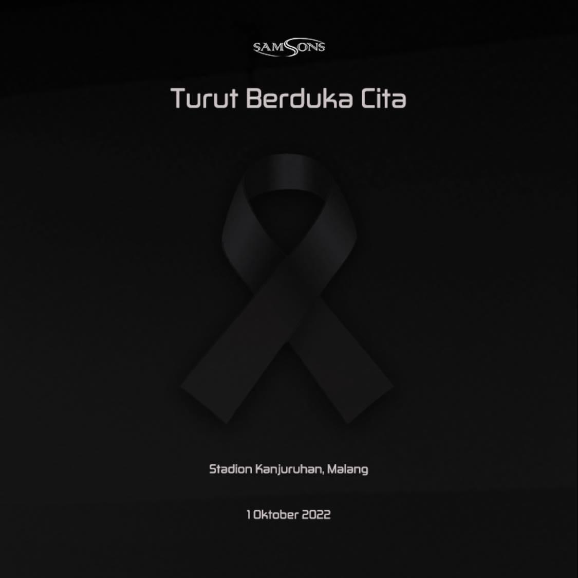 Kami mengucapkan Turut berduka atas tragedi yang terjadi di Stadion Kanjuruhan.

Doa kami untuk para korban, beserta keluarga yang ditinggalkan dan dunia sepakbola Indonesia.

Semoga tidak terulang kembali, Amin.