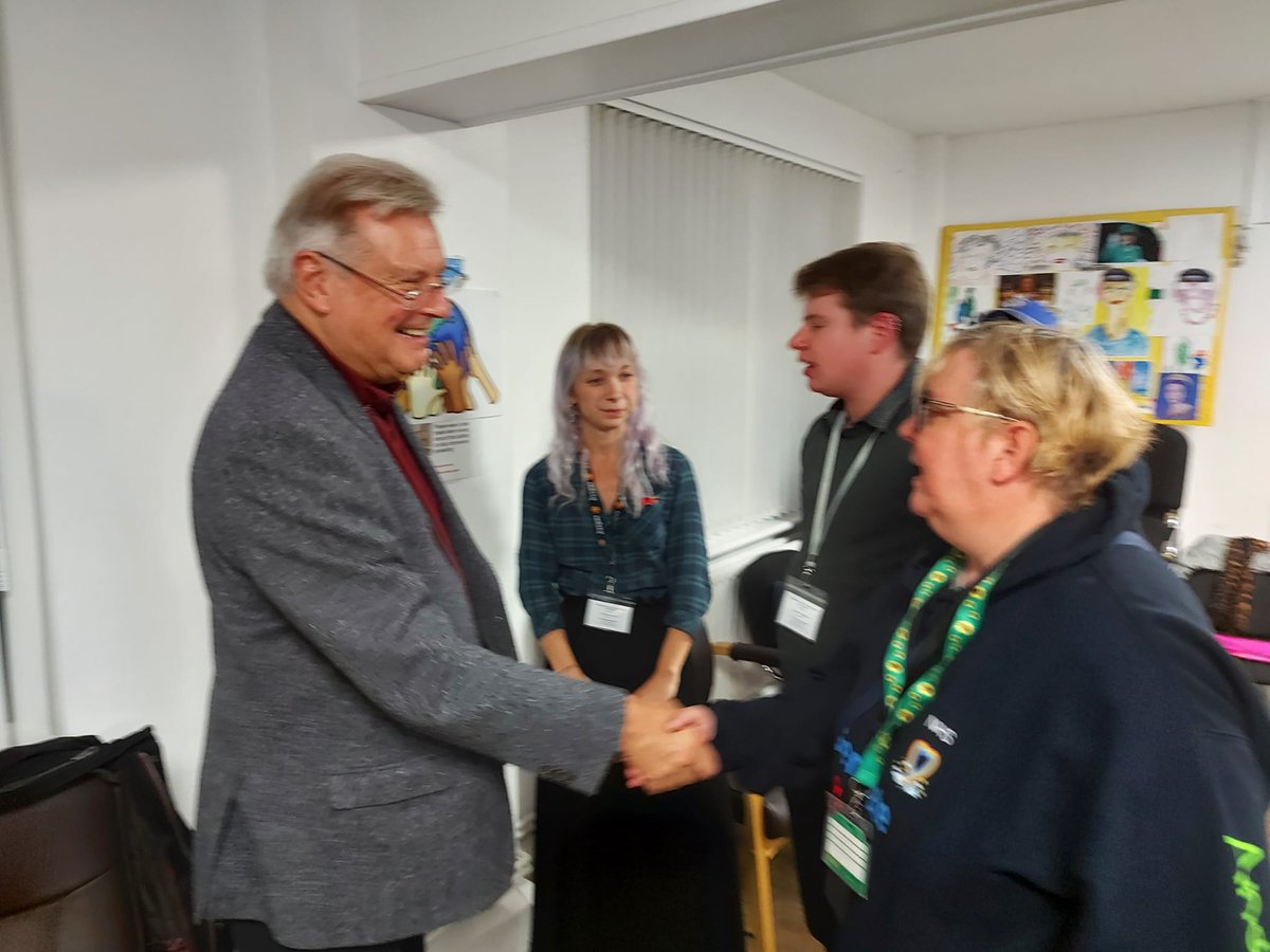 GenerateOpps's tweet photo. Councilor Graeme Henderson visited Generate last week to talk to the Generate Voices members. A blog about his visit will be posted eventually. #generatevoices #generate #speakingup #advocacy #localcouncilor #speakup #selfadvocacy #councilor https://t.co/QM435PsXbx