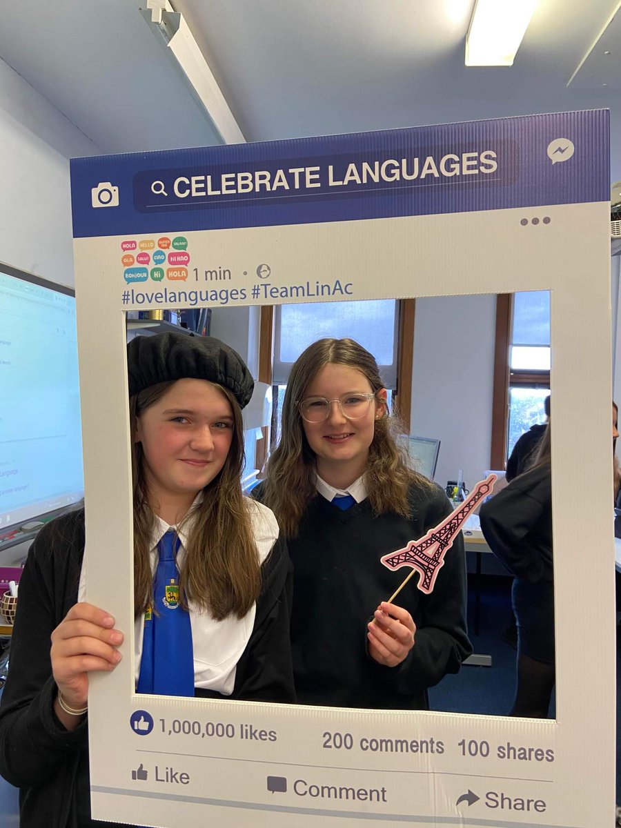 LAModLangs's tweet photo. European Day of Languages last week #TeamLinAc #1plus2_WLC https://t.co/UyclJBo6U7