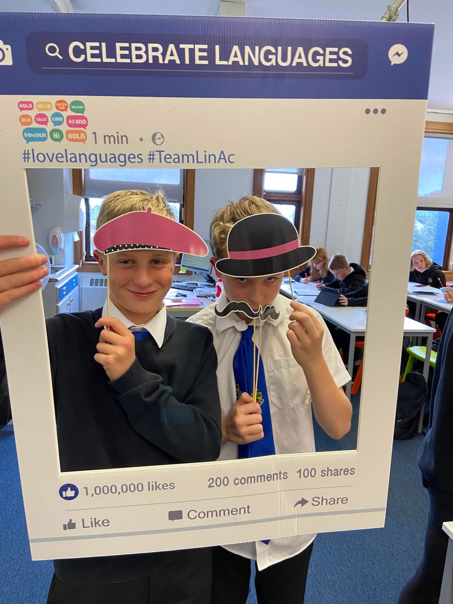 LAModLangs's tweet photo. European Day of Languages last week #TeamLinAc #1plus2_WLC https://t.co/Jhk2tQ1eOq