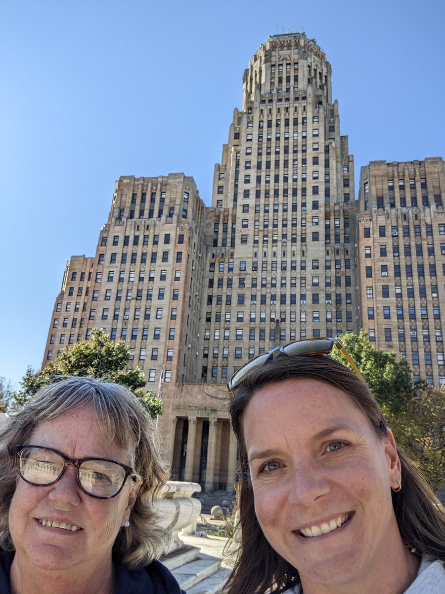 Mom was a good sport and we snuck in some Olmsted Parks and a @CityHallSelfie on our trip down Memory Lane!