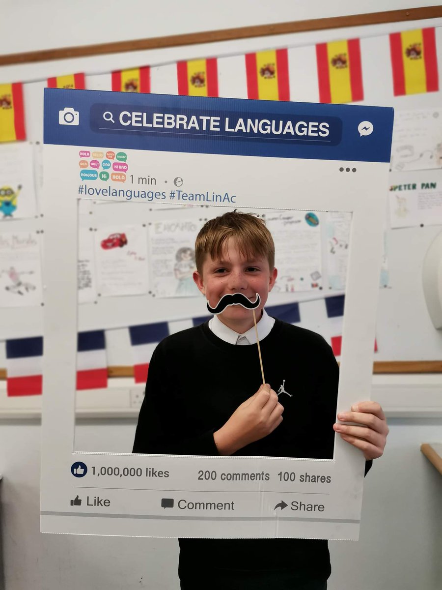 LAModLangs's tweet photo. European Day of Languages last week #TeamLinAc #1plus2_WLC https://t.co/HJGy4umc27