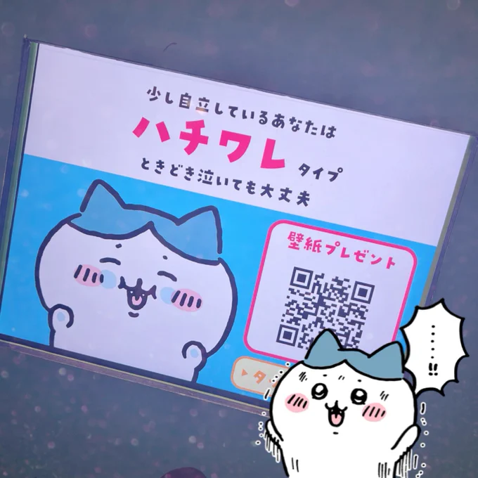 前に診断やった時ハチワレちゃんだったの嬉しかった😹 