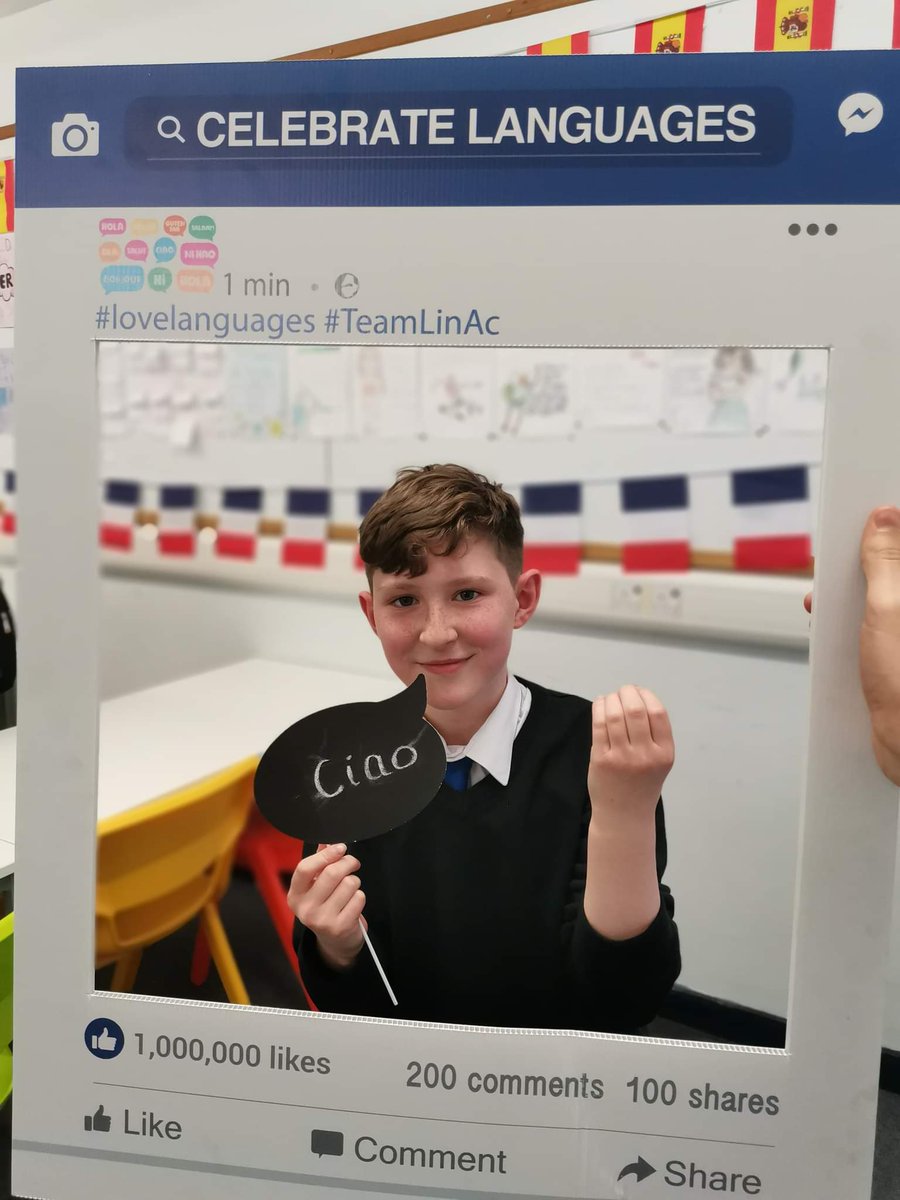 LAModLangs's tweet photo. European Day of Languages last week #TeamLinAc #1plus2_WLC https://t.co/YTlp3bKLZo