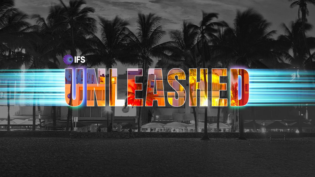 Tom_IFS's tweet photo. Unleashed is just around the corner!

IFS customers and partners will gather for #IFSunleashed in Miami South Beach for three days of inspiring speakers, industry innovation and networking unleashed.

Don't miss out!
https://t.co/9TCE4XoVtg https://t.co/9xi1srgJUp